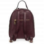 Rucsac dama din piele naturala DiAmanti Tommaso Bordo Scuro